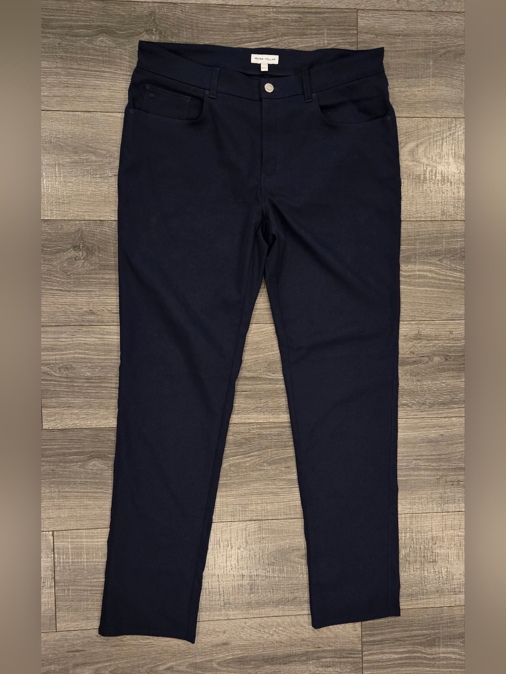 NWT Peter Millar EB66 Classic Fit Pants Mens [Size] Navy Performance Strch Golf. - Picture 3 of 5